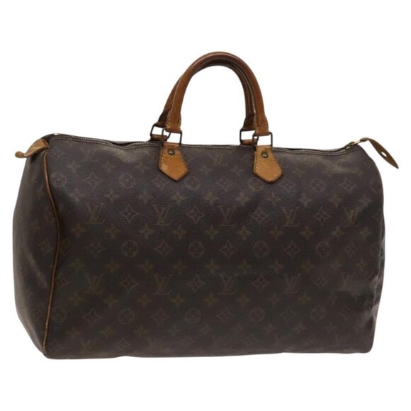 LOUIS VUITTON Monogram Speedy 40 Hand Bag LV Auth - Picture 1 of 16